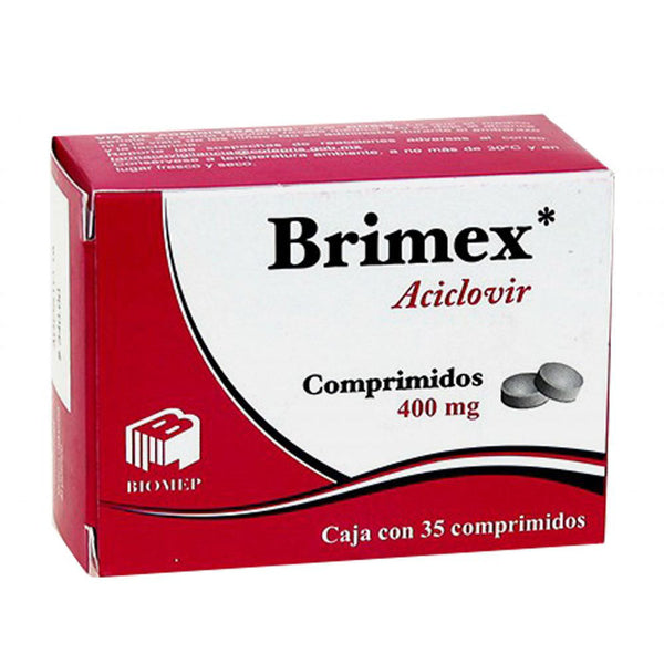 Aciclovir 400mg comprimidos con 35 (brimex)