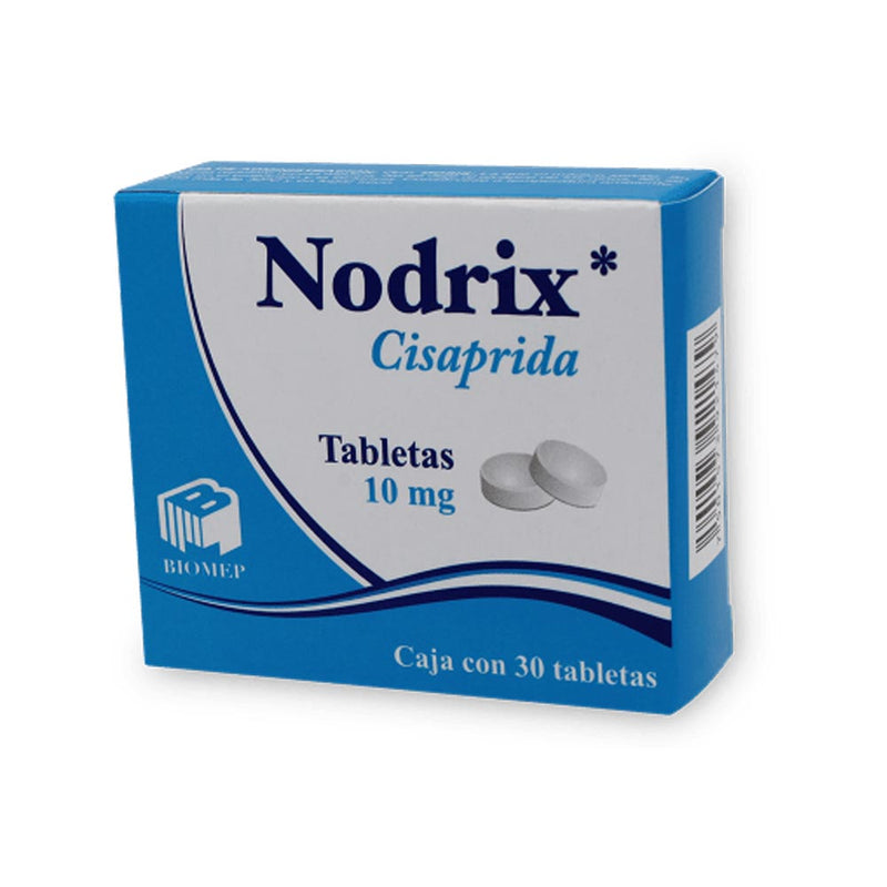 Cisaprida 10 mg. tabletas con 30 (biomep)