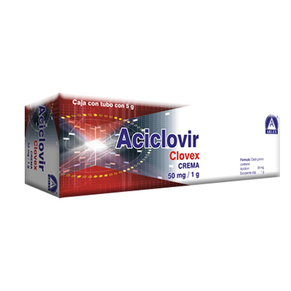 Aciclovir 0.05 g/1g crema 5mg (arlex)