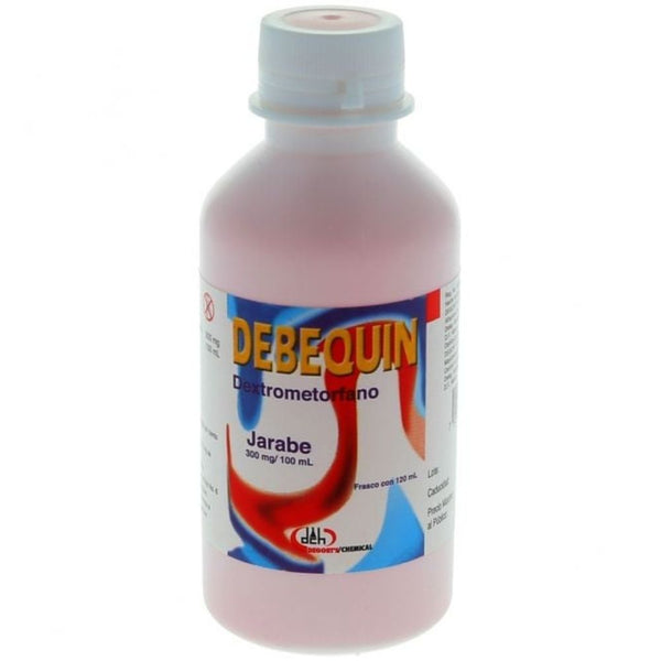Dextrometorfano 15 mg/5 ml. jarabe con 120 ml. (debequin)