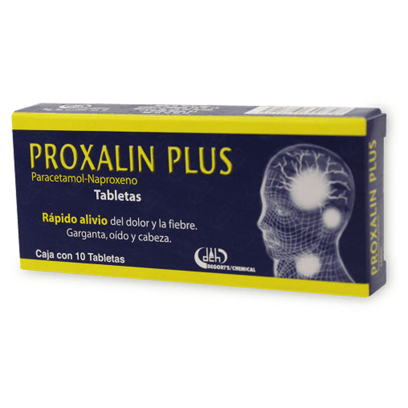 NAPROXENO-PARACETAMOL 300 MG./250 MG. TAB C/10 (PROXALIN PLUS)