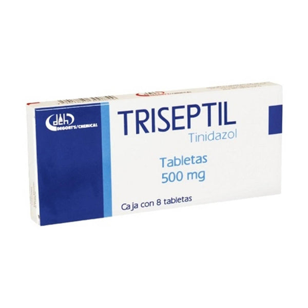Tinidazol 500 mg tabletas con8 (triseptil)
