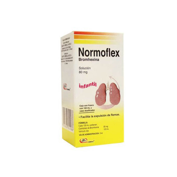 Bromhexina 80mg solucion infantil 100ml (normoflex)