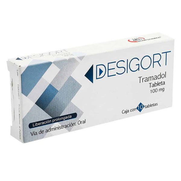 Tramadol 100 mg tabletas con 10 (desigort)