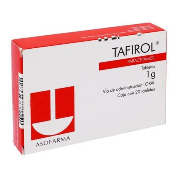 Tafirol 20 tabletas 1gr