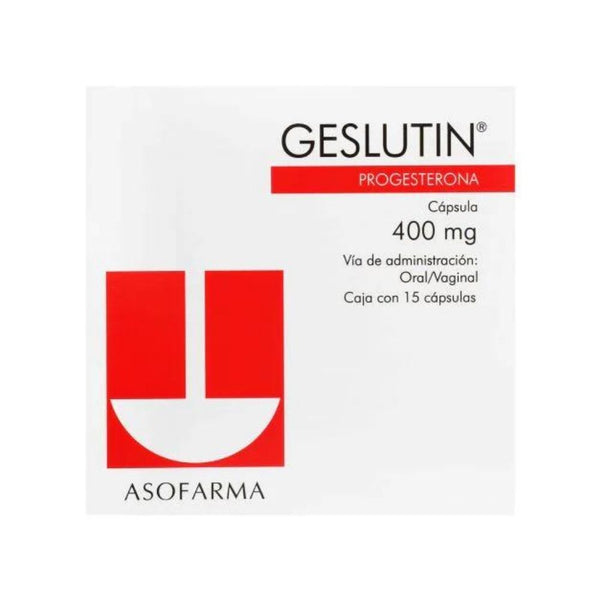 Geslutin 15 capsulas 400 mg
