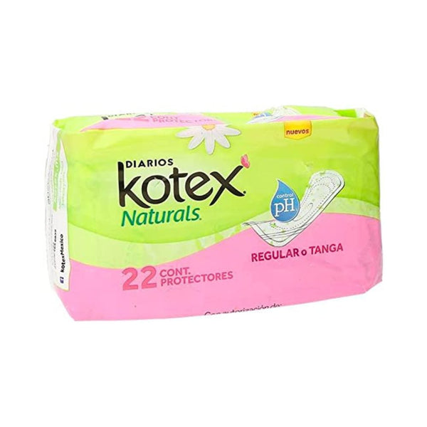 Toallas kotex control panty protectores con 22