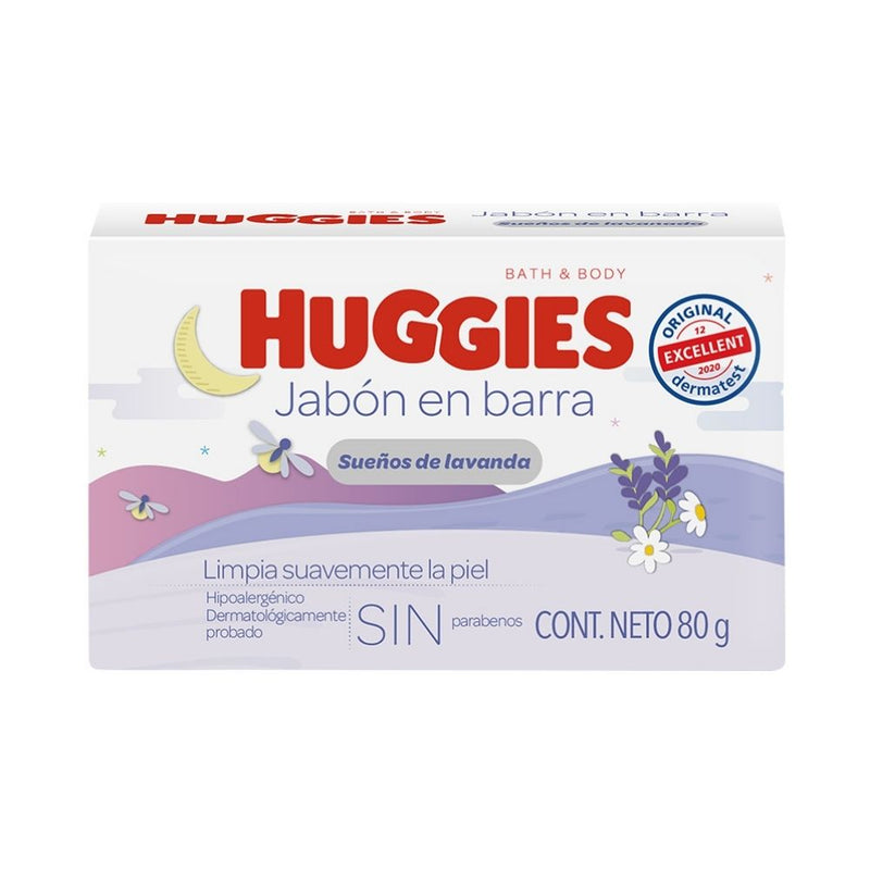 Jabon huggies con relajante 80gr