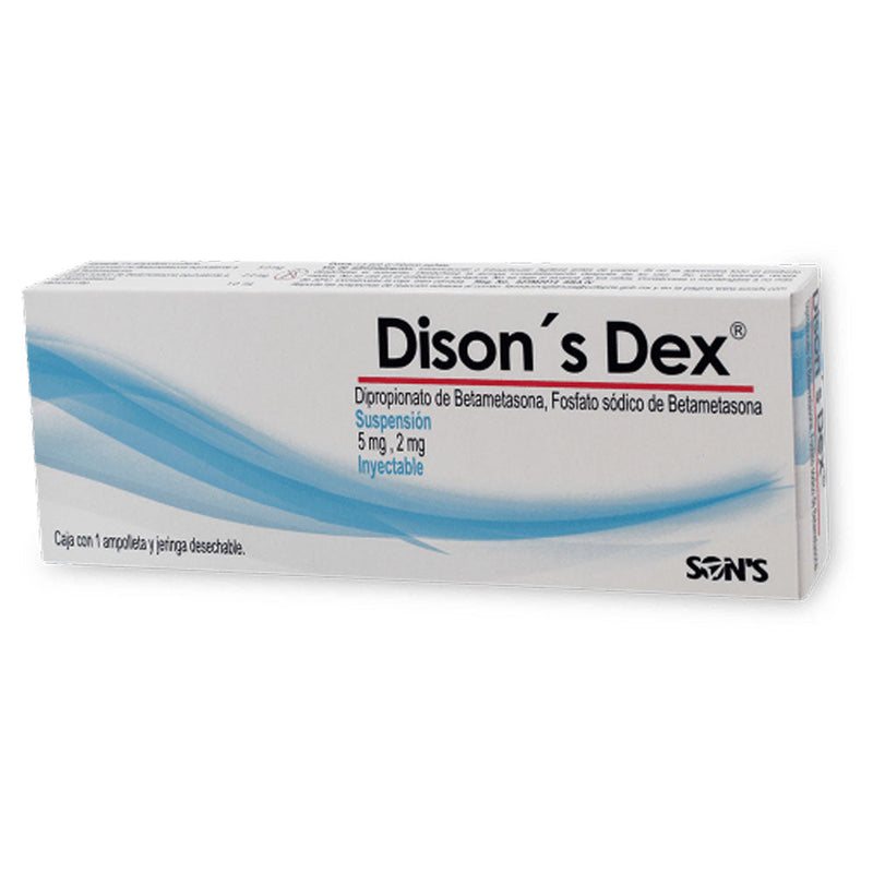 Betametasona 5 mg./2 mg./1 ml. ampolletas con 1 (disons dex)