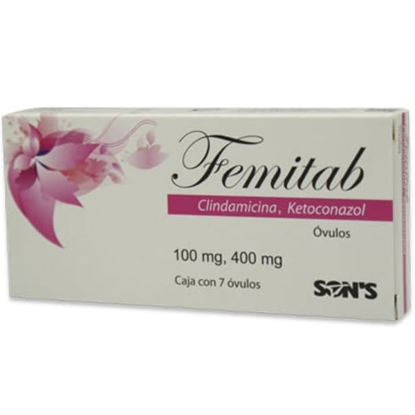 Clindamicina-ketoconazol 100 mg/400 mg ovulos con7 (femeninasitabletas)