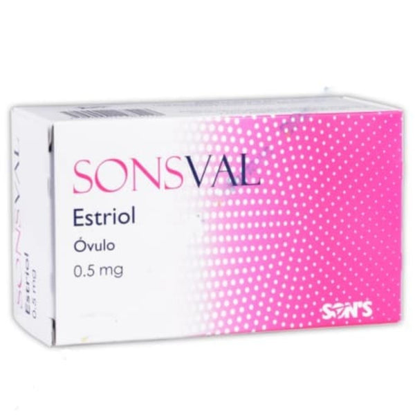 Estriol 0.5 mg ovulos con 15 (sonsval)