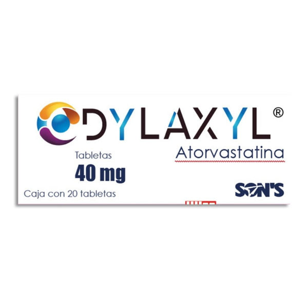 Atorvastatina 40 mg tabletas con 20 (dylaxyl)