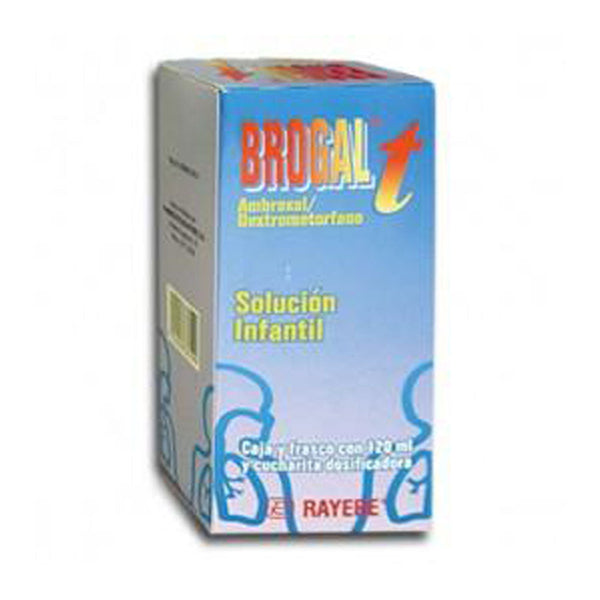 Ambroxol-dextrometorfano 150mg/113mg infantil suspension 120ml (brogal t)