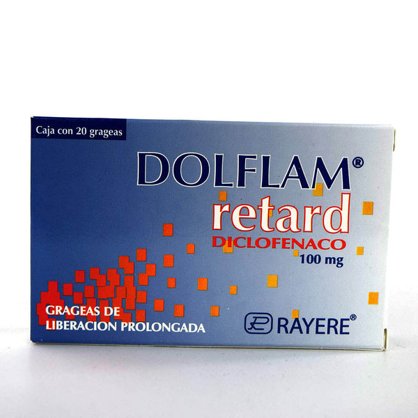 Diclofenaco 100 mg. grageas con 20 (dolflam)