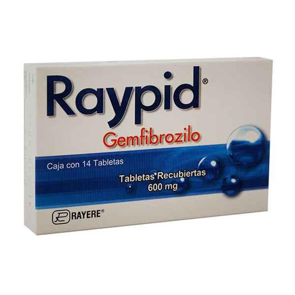 Gemfibrozilo 600 mg tabletas con 14 (raypid)