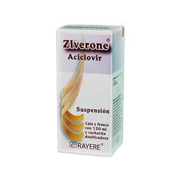 Aciclovir 200 mg/5ml suspension 120ml (ziverone)
