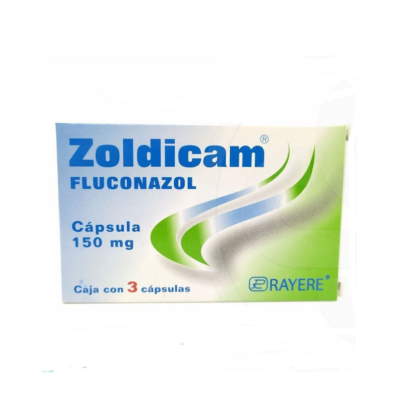 Fluconazol 150 mg capsulas con 3 (zoldicam)