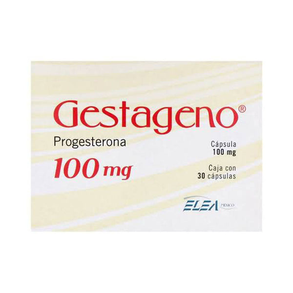 Gestageno 30 capsulas 100mg