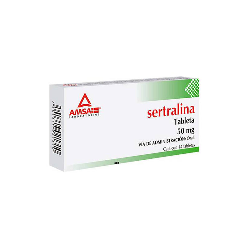 Sertralina 50mg tabletas con14 (rayere)