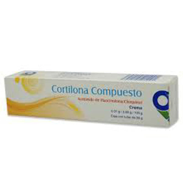 Fluocinolona-clioquinol 0.01 g./3 g./100 g. crema 30gr (cortilona compuesto)