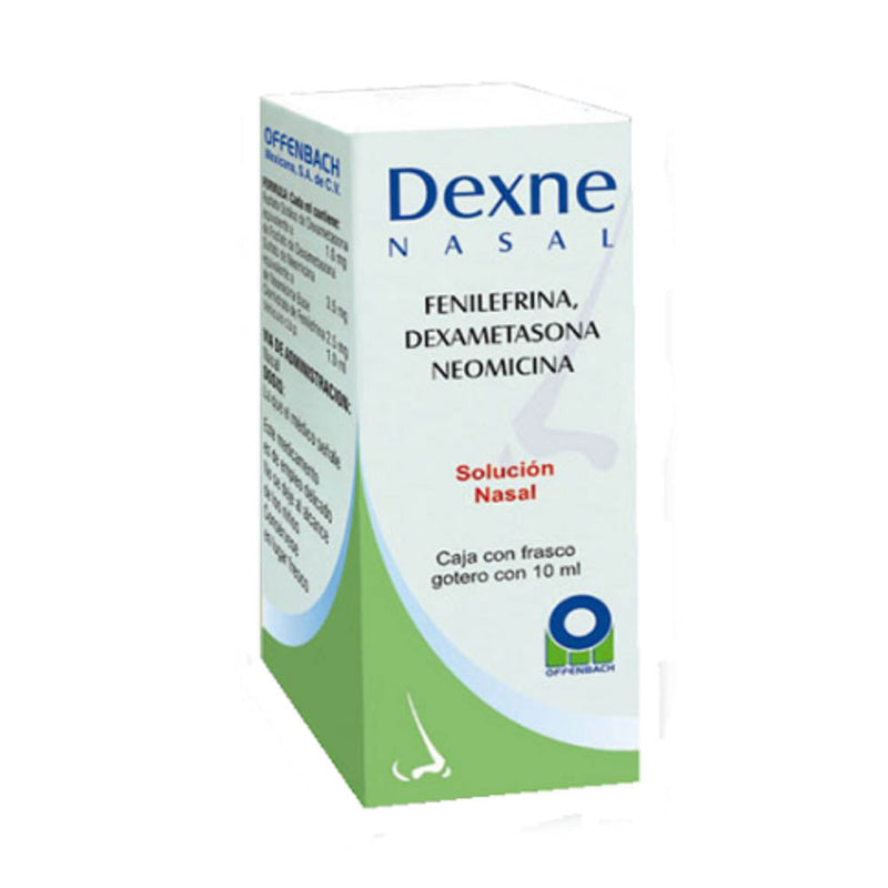 Dexametasona-neomicina-fenilefrina 1 mg./3.5 mg./2.5 mg./1 ml. solucion nasal 10ml (dexne nasal)
