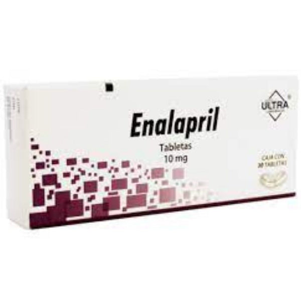 Enalapril 10 mg tabletas con 30 (farex)