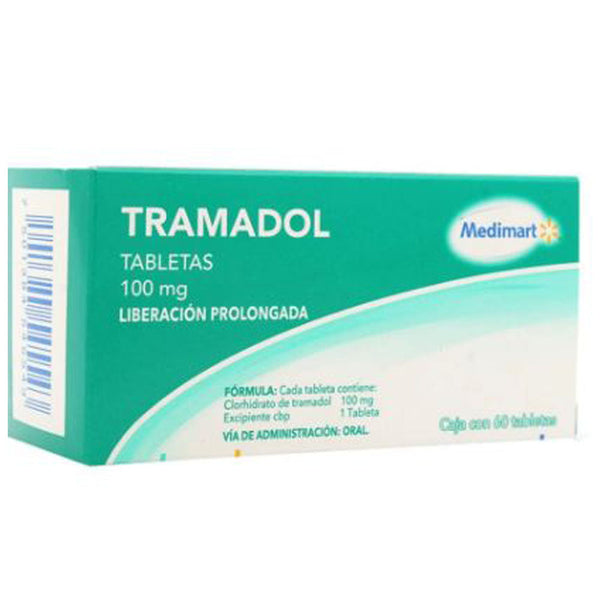 Tramadol 100 mg capsulas con 60 (farex)