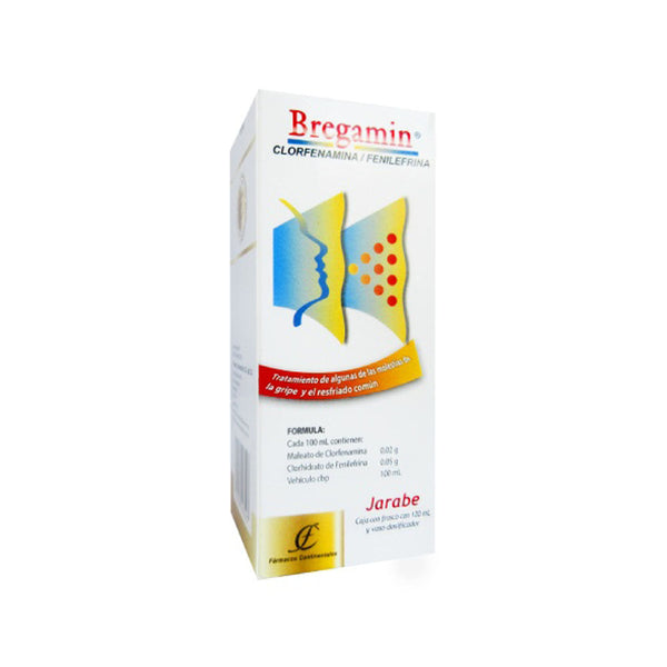 Clorfenamina – fenilefrina jarabe 120 ml.(bregamin)