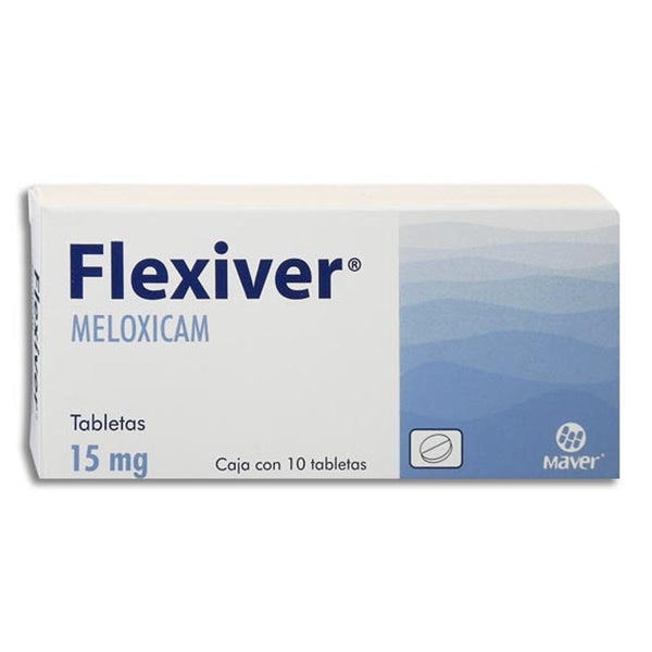 Meloxicam 15mg tabletas con 10 (flexiver)