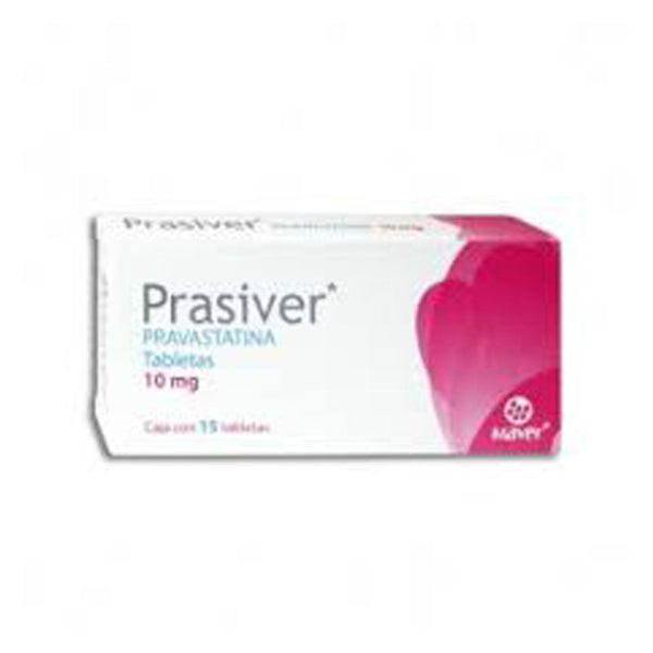 Pravastatina 10 mg. tabletas con 15 (prasiver)