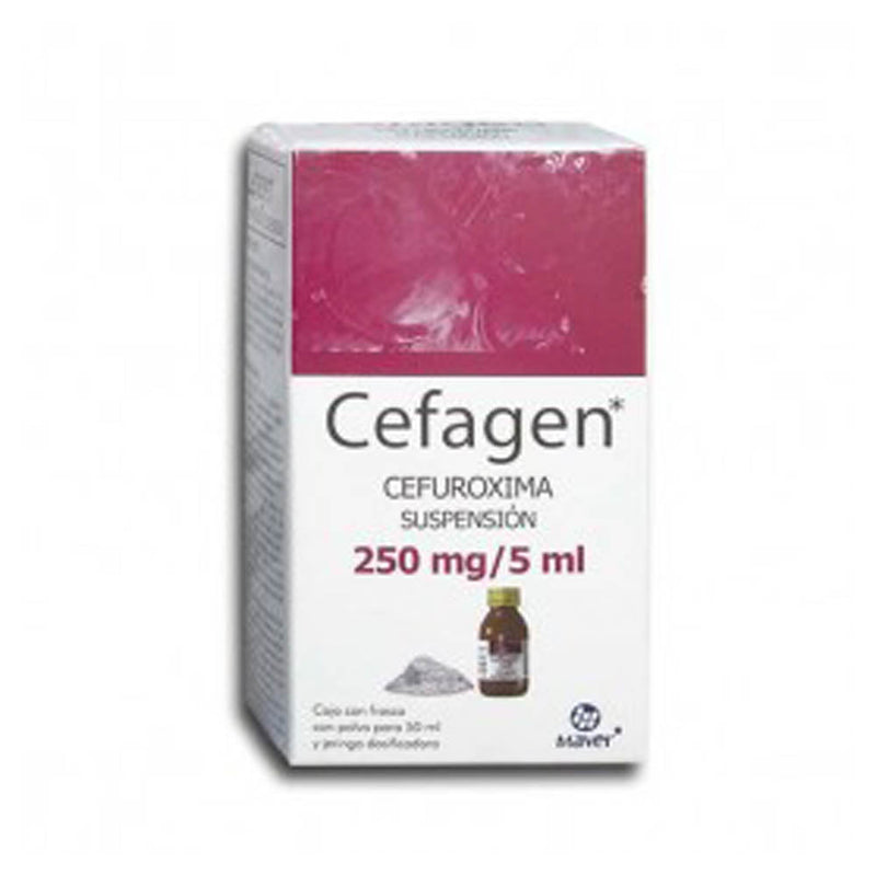 Cefuroxima 250 mg./5 ml. suspension 50ml (cefagen) *a