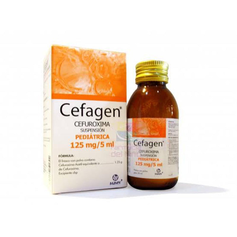 Cefuroxima 125 mg./5 ml. suspension 50ml (cefagen) *a