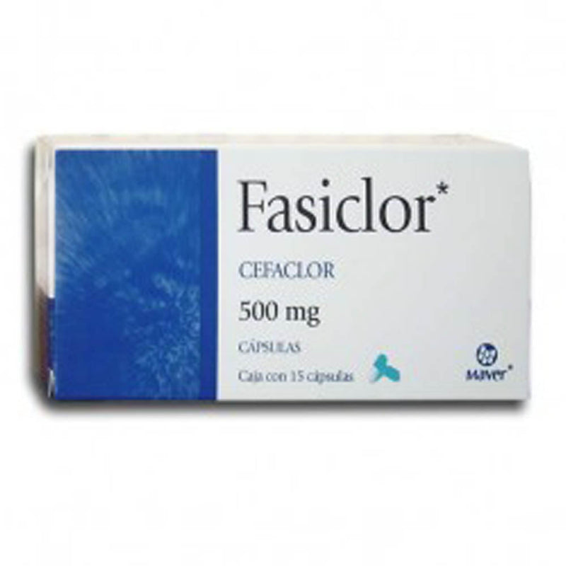Cefaclor 500 mg. capsulas con 15 (fasiclor)