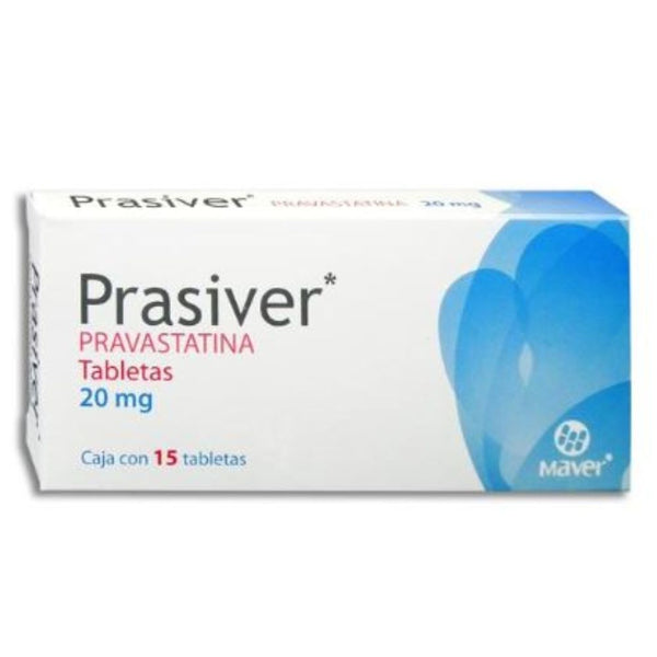 Pravastatina 20 mg tabletas con 15 (prasiver)