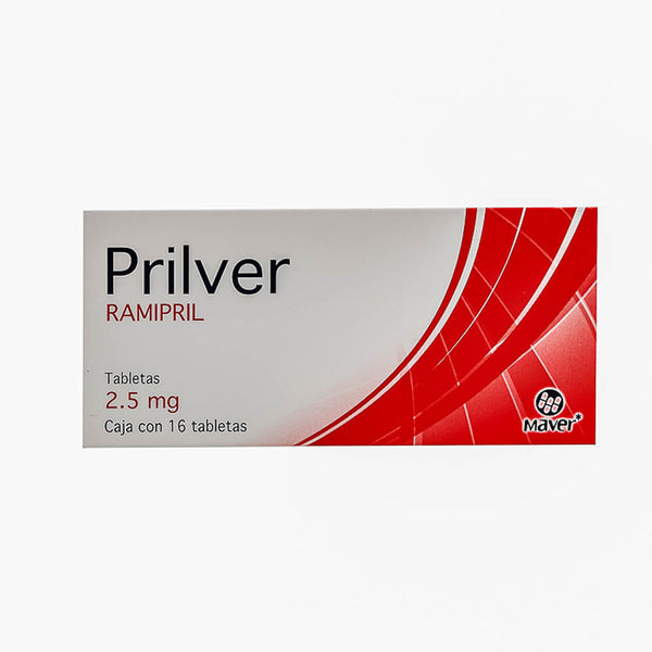 Ramipril 2.5mg tabletas con 16 (prilver)