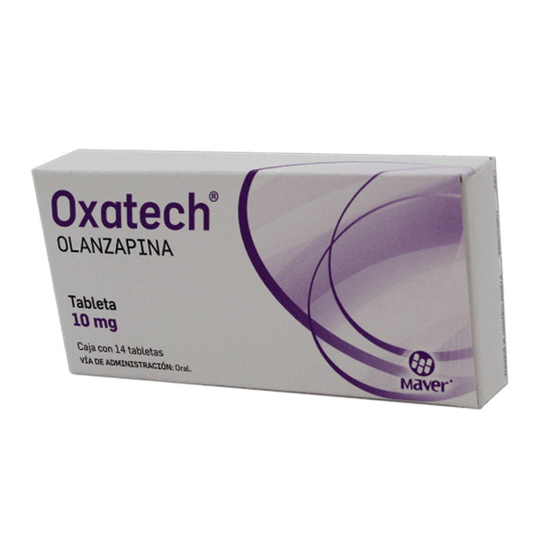 Olanzapina 10mg tabletas con 14 (oxatech)