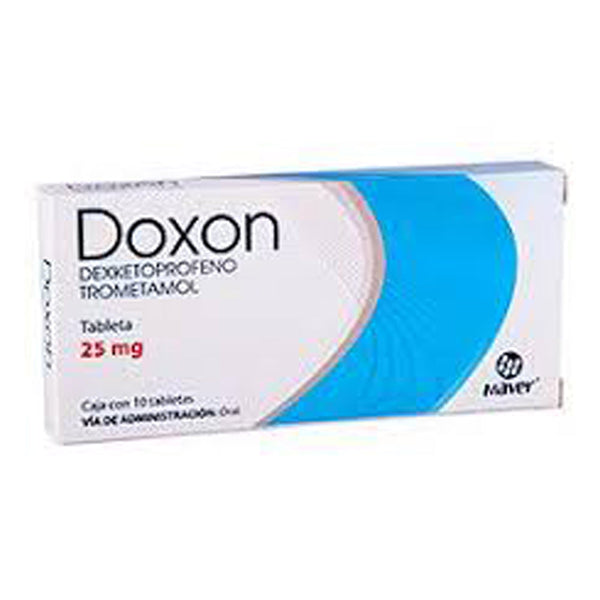 Dexketoprofeno 25 mg tabletas con 10 (doxon)