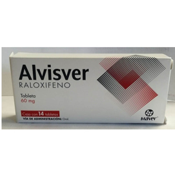 Raloxifeno 60mg tabletas con 14 (Alvisver)