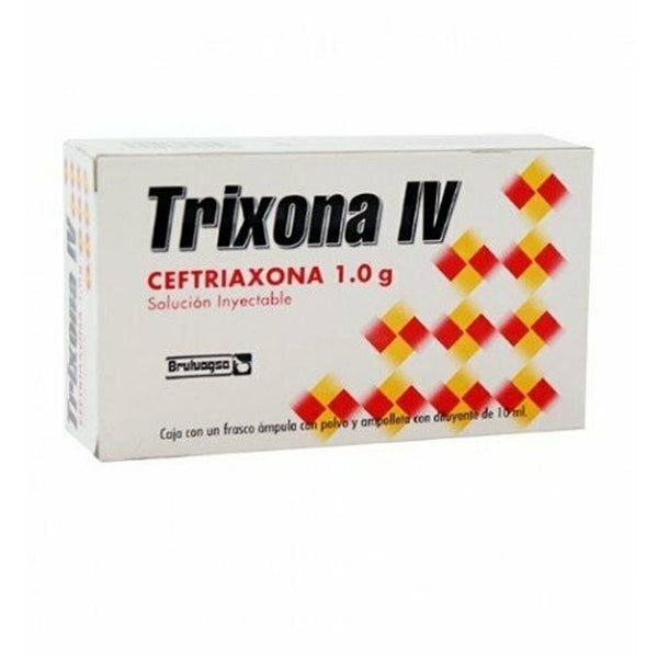 Cetriaxona 1gr iv 10ml ampolletas con 1 (Trixona)