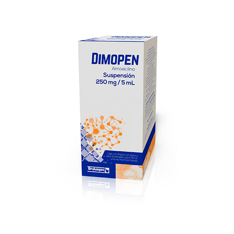 Amoxicilina 250 mg./5 ml. suspension 75ml (dimopen) *a