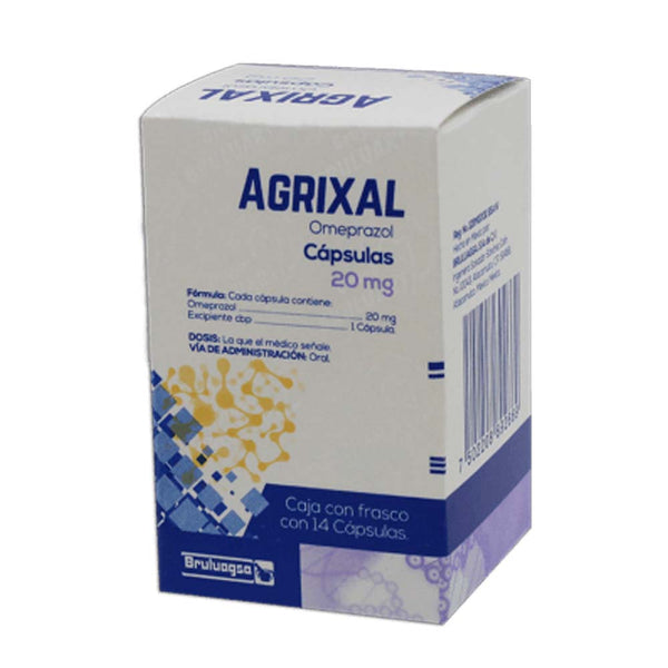 Omeprazol 20 mg. capsulas con 14 (agrixal)