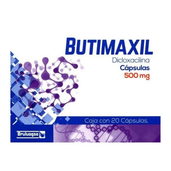 Dicloxacilina 500 mg. capsulas con 20 (butimaxil)