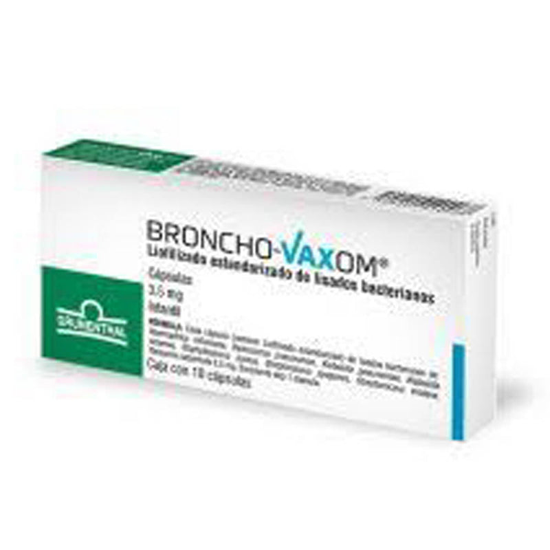 Broncho-vaxom infantil 10 capsulas3.5mg