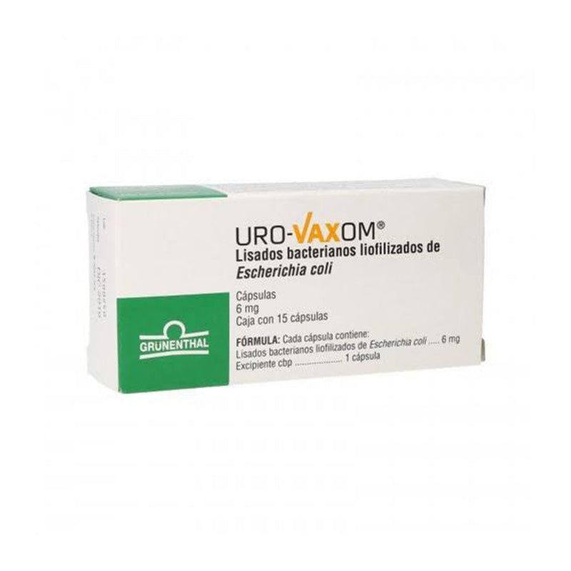 Uro vaxom 15 capsulas 6mg