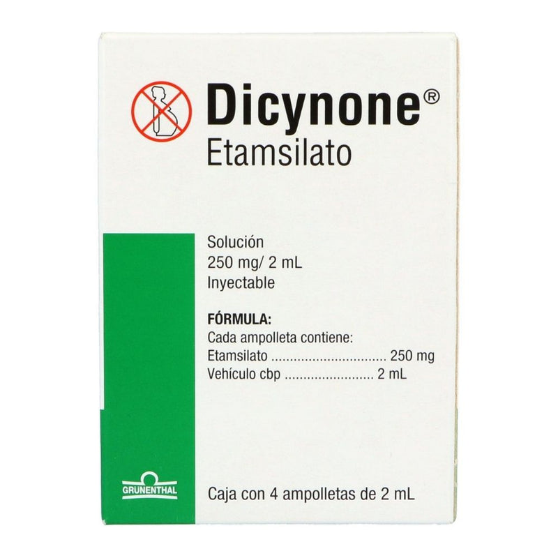 Dicynone solucion inyectables 4 ampolletas 250mg