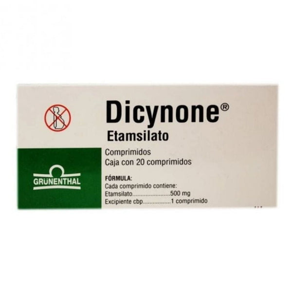 Dicynone 20 comprimidos 500mg