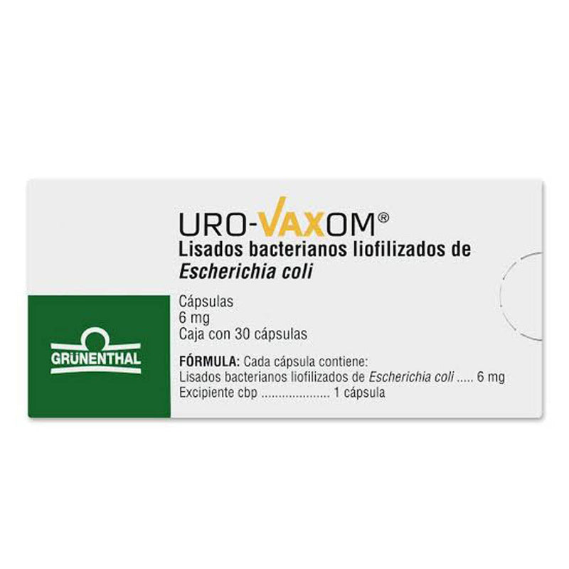 Uro vaxom 30 capsulas 6mg