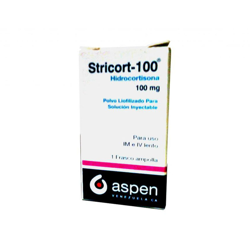 HIDROCORTISONA 100 MG AMP INY C/1 (STRICORT-100)