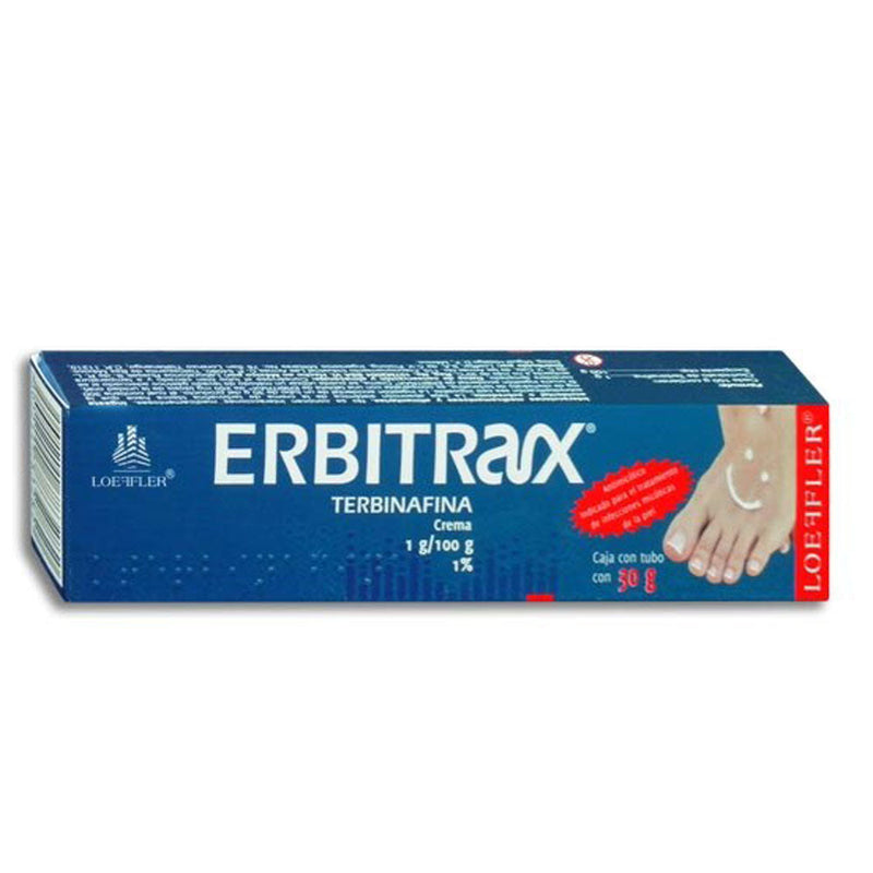 Terbinafina 1% crema 30gr (erbitrax)