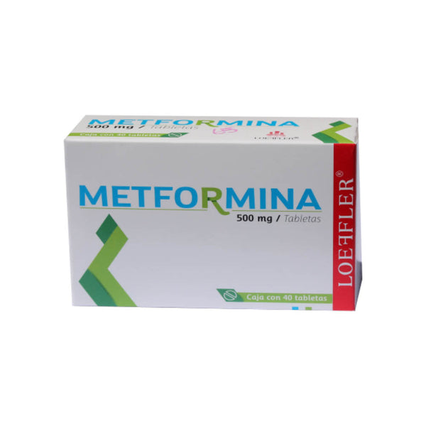 Metformina 500 mg tabletas con 40 (loeffler)